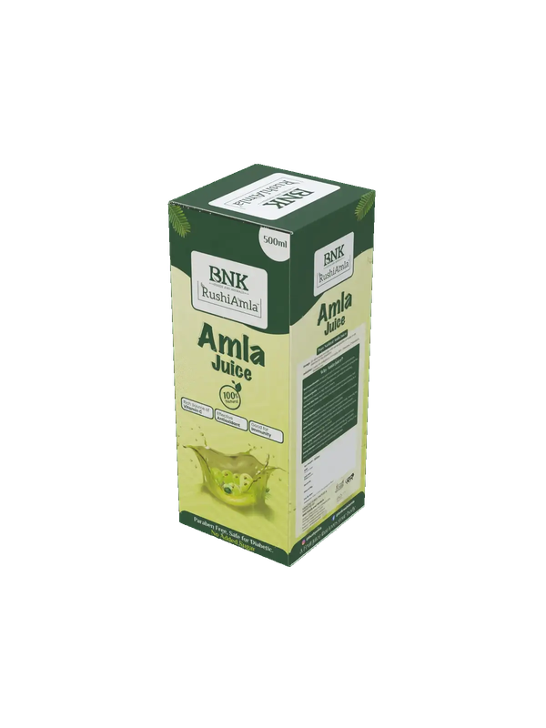 RushiAmla Amla Juice 500ml by BNK Foods and Herbals, farm processed in Solapur